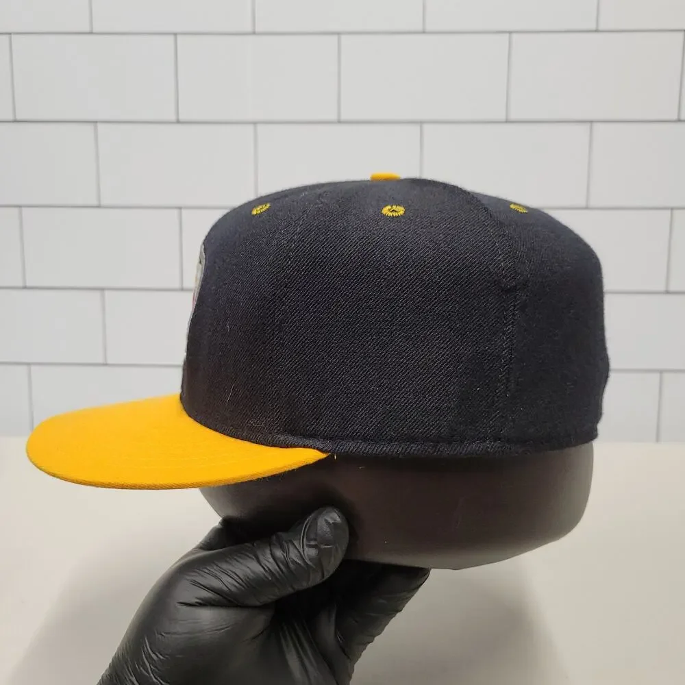 Vintage 90s New Era Pittsburgh Steelers 5950 Pro Model Wool Fitted Hat 7 3/8